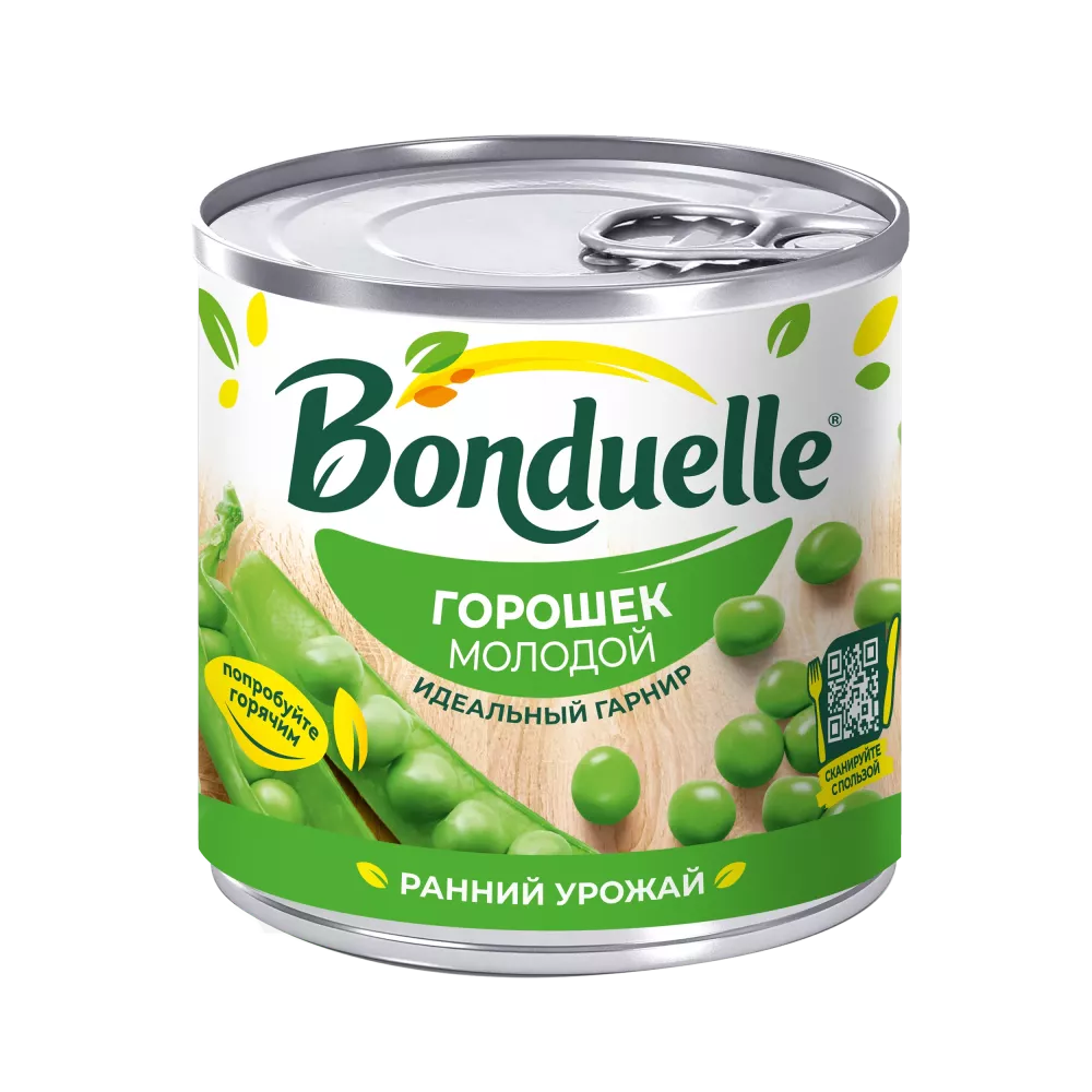 Bonduelle konservalangan no‘xat, yosh, 200 g