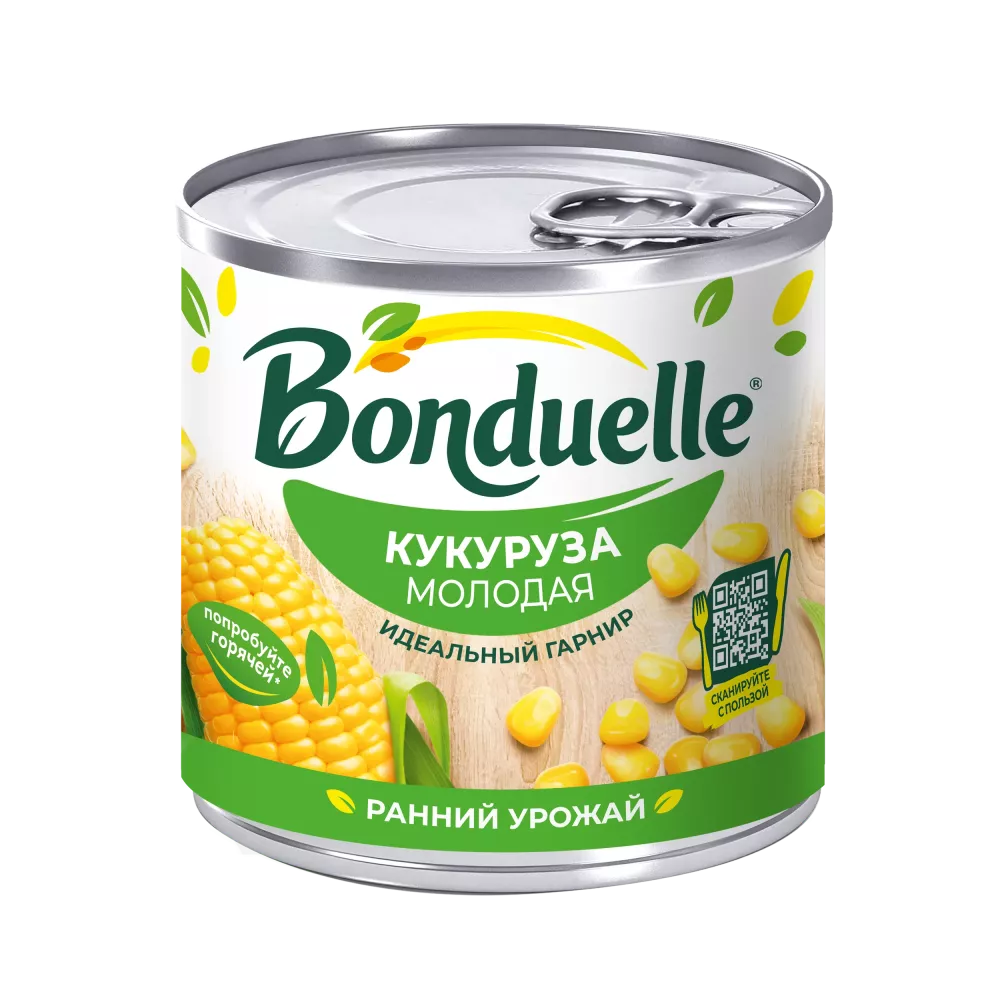 Bonduelle konservalangan makkajo‘xori, yosh, 170 g