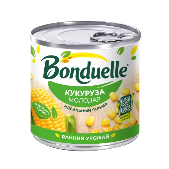 Кукуруза консервированная Bonduelle, молодая, 170 г