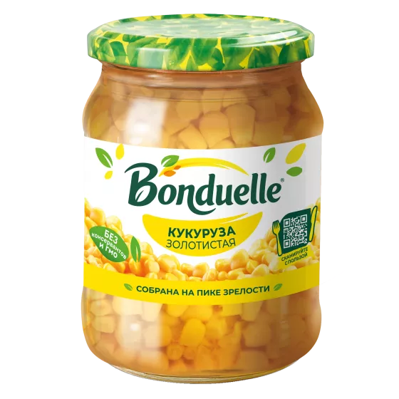 Кукуруза консервированная Bonduelle, сладкая, 520 г