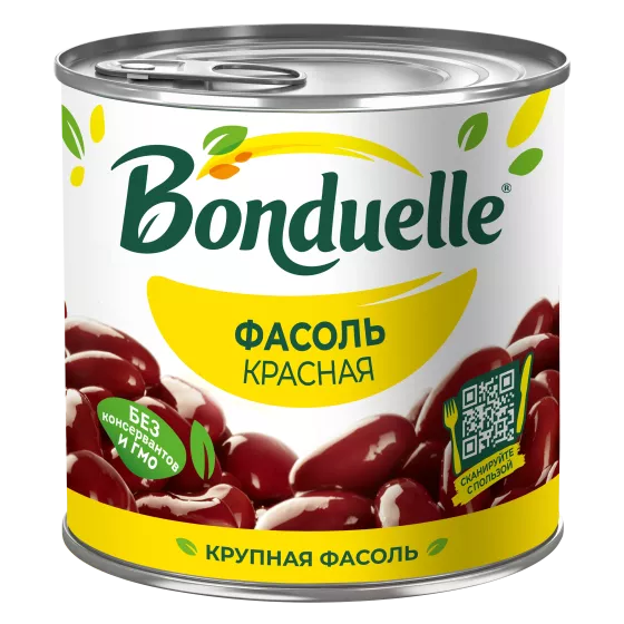 Фасоль консервированная Bonduelle красная, 400 г