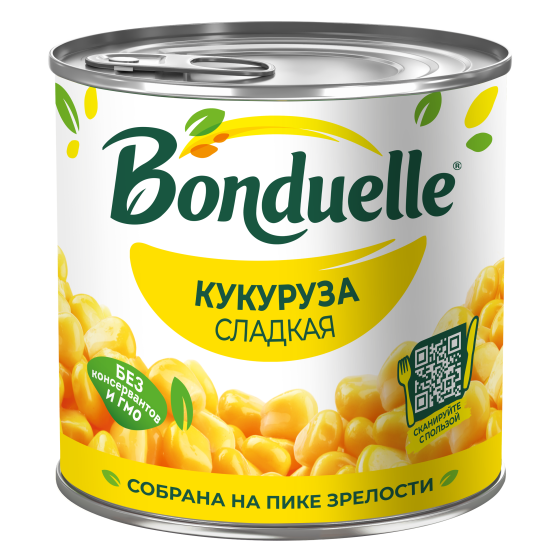 Bonduelle konservalangan makkajo‘xori, shirin 340 g