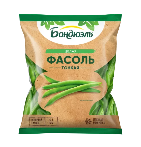 Фасоль замороженная Бондюэль фермерская, тонкая, 400 г