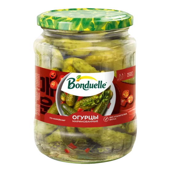Bonduelle Огурцы маринованные по-корейски 720 мл